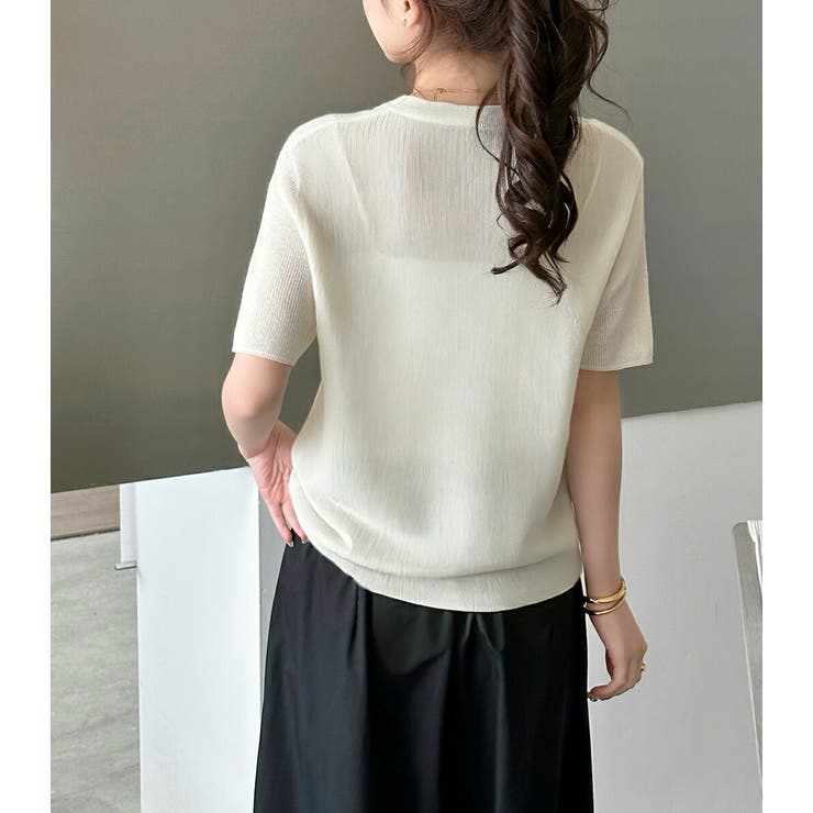 シアー サマーニット 全5色 | teddyshop | 詳細画像12 