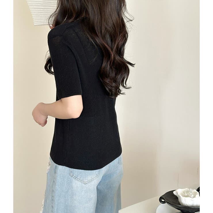 シアー サマーニット 全5色 | teddyshop | 詳細画像15 