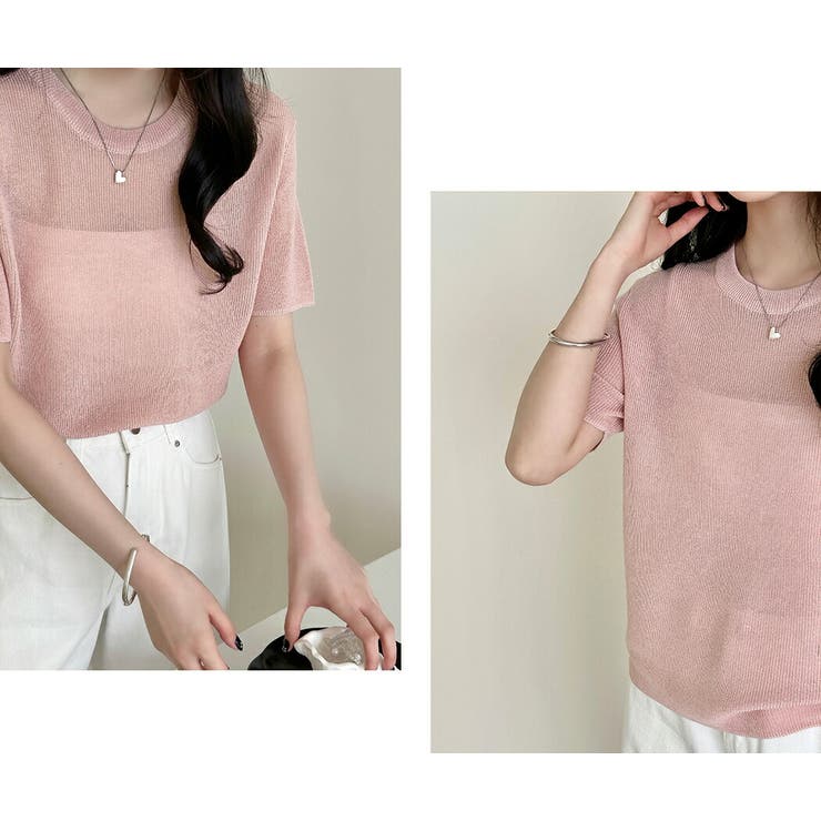 シアー サマーニット 全5色 | teddyshop | 詳細画像28 