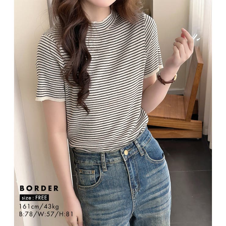 リブニット トップス 全4色 | teddyshop | 詳細画像27 