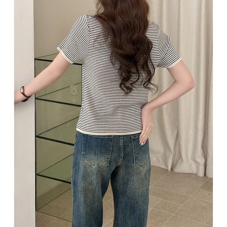 リブニット トップス 全4色 | teddyshop | 詳細画像30 