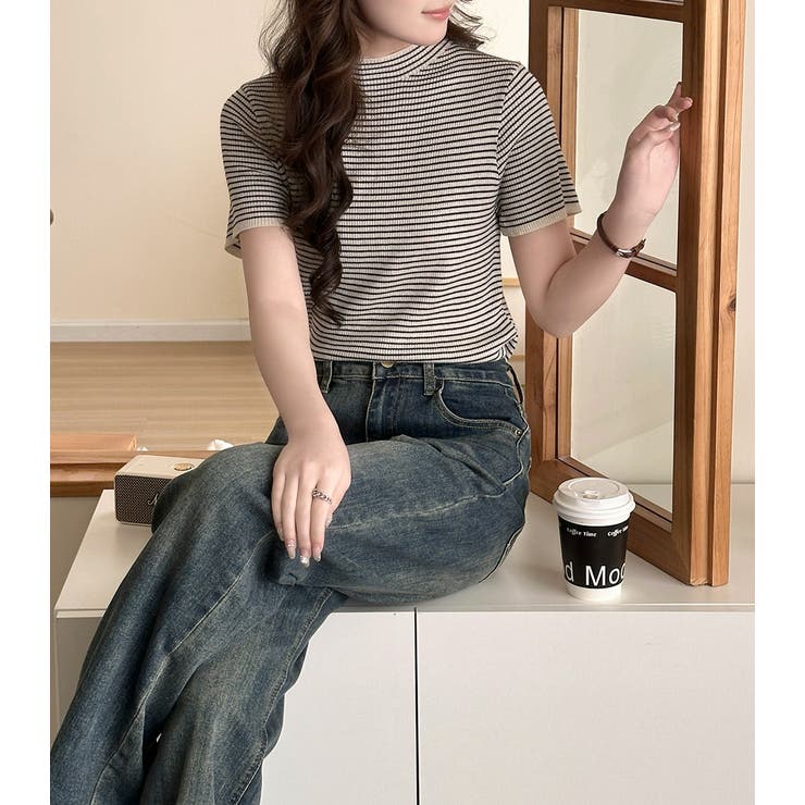 リブニット トップス 全4色 | teddyshop | 詳細画像31 