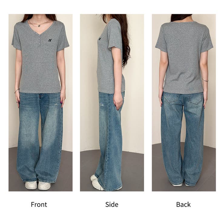 「１枚でパッとこなれる◎」Tシャツ レディース 全3色 | teddyshop | 詳細画像22 
