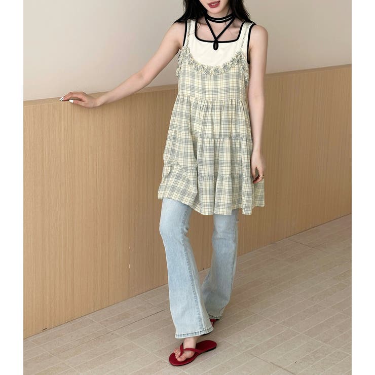 「ちょっぴり乙女要素を足して」キャミソール ミニ丈 ワンピース | teddyshop | 詳細画像12 