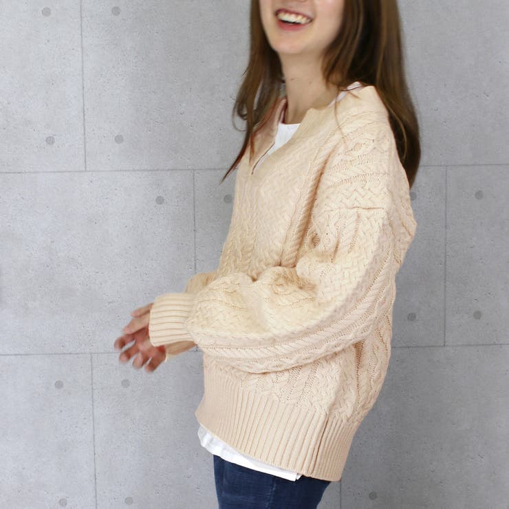 キーネック セーター 長袖 | teddyshop | 詳細画像8 