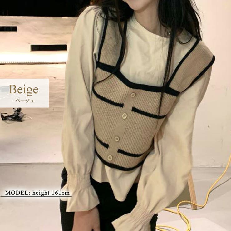 ブラウス ビスチェ 韓国ファッション[品番：TY000006283]｜teddyshop