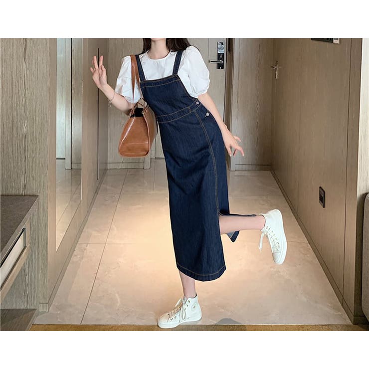 ジャンパースカート 春 サロペットスカート | teddyshop | 詳細画像5 