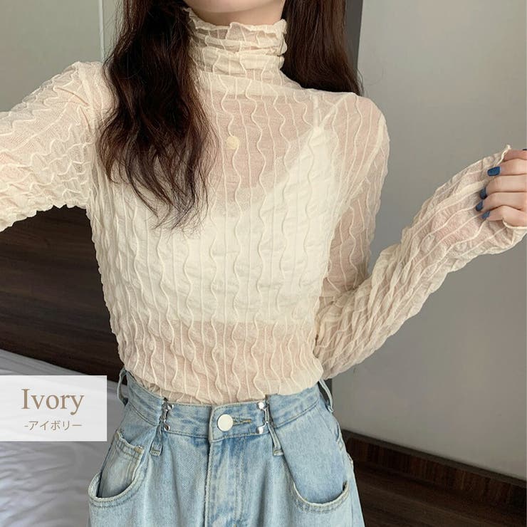 カットソー シースルー シアー | teddyshop | 詳細画像5 