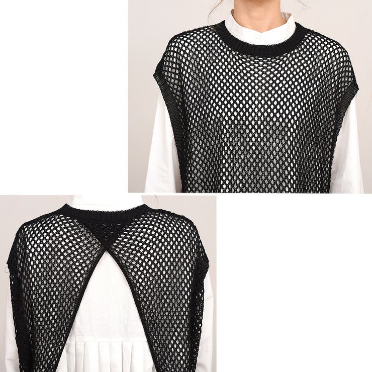 ベスト メッシュニット サマーニット | teddyshop | 詳細画像11 