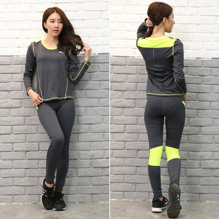 ヨガウェア 上下セット フィットネスウェア | teddyshop | 詳細画像27 