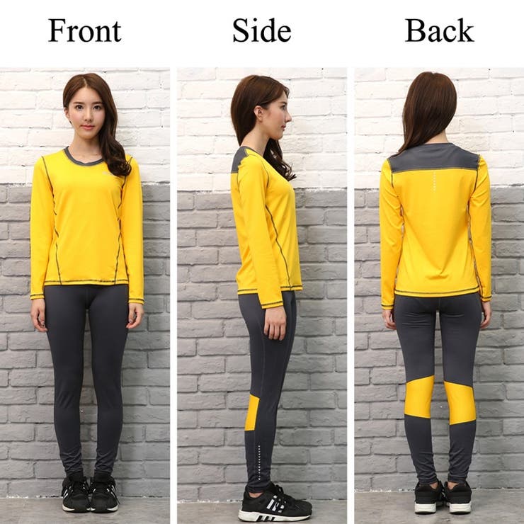 ヨガウェア 上下セット フィットネスウェア | teddyshop | 詳細画像36 