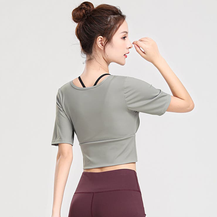 ヨガウェア レディース 半袖 | teddyshop | 詳細画像13 