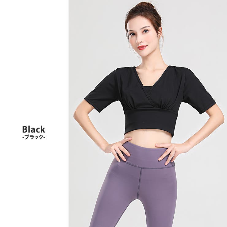 ヨガウェア レディース 半袖 | teddyshop | 詳細画像3 