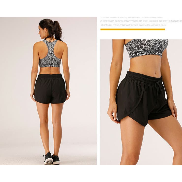 ヨガパンツ レディース インナー付きショートパンツ | teddyshop | 詳細画像8 