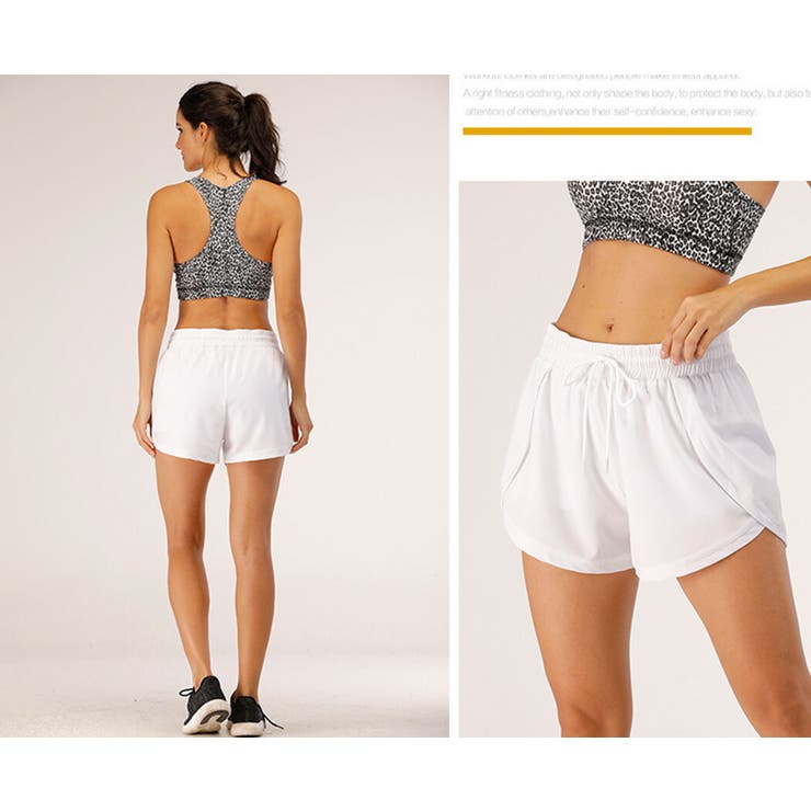 ヨガパンツ レディース インナー付きショートパンツ | teddyshop | 詳細画像12 