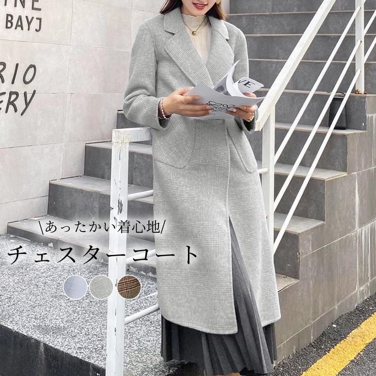チェスターコート レディース 韓国ファッション 品番 Ty Teddyshop テディーショップ のレディースファッション通販 Shoplist ショップリスト
