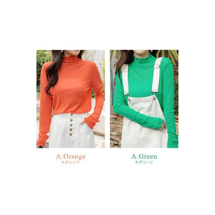 シアートップス 夏服 シースルー | teddyshop | 詳細画像7 