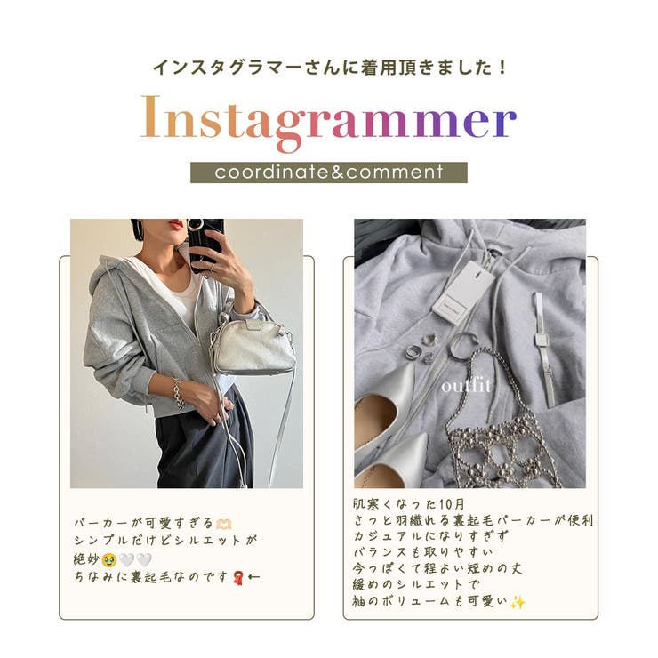 スウェット ジップパーカー オーバーサイズ | teddyshop | 詳細画像3 