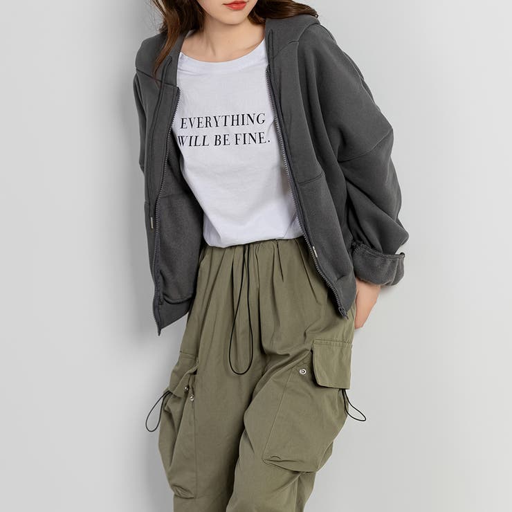 スウェット ジップパーカー オーバーサイズ | teddyshop | 詳細画像29 