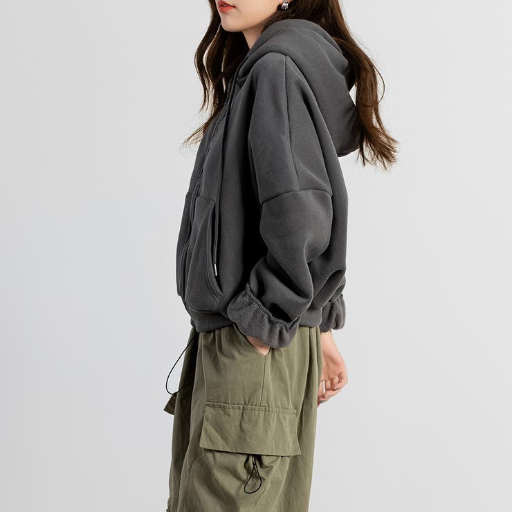 スウェット ジップパーカー オーバーサイズ | teddyshop | 詳細画像30 