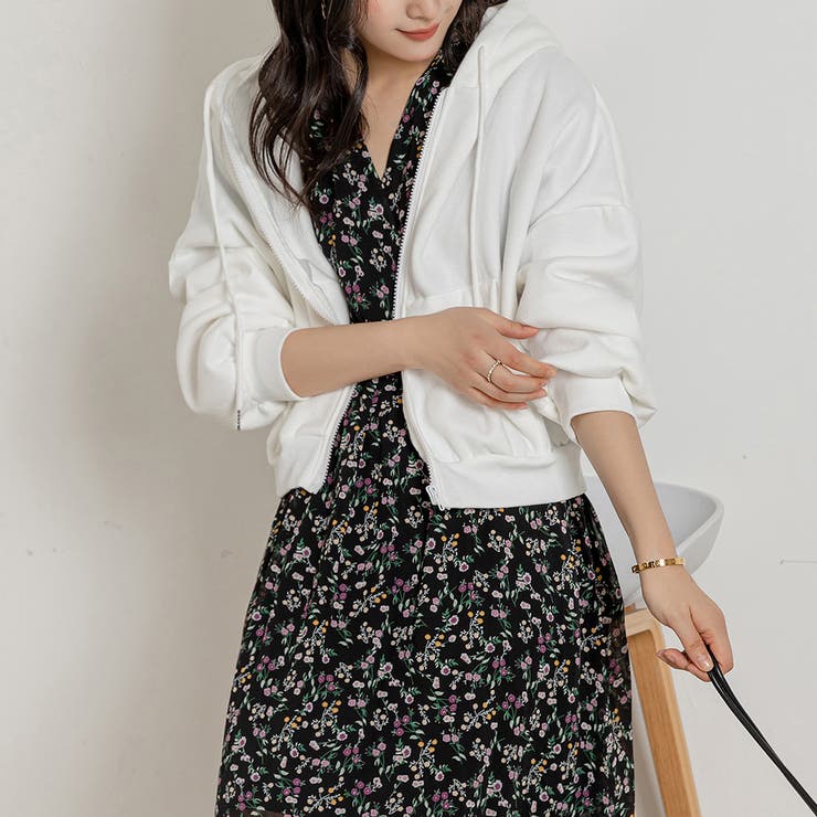 スウェット ジップパーカー オーバーサイズ | teddyshop | 詳細画像46 