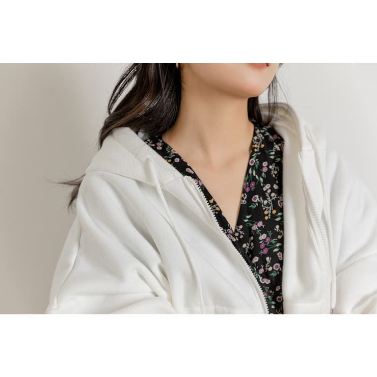 スウェット ジップパーカー オーバーサイズ | teddyshop | 詳細画像47 