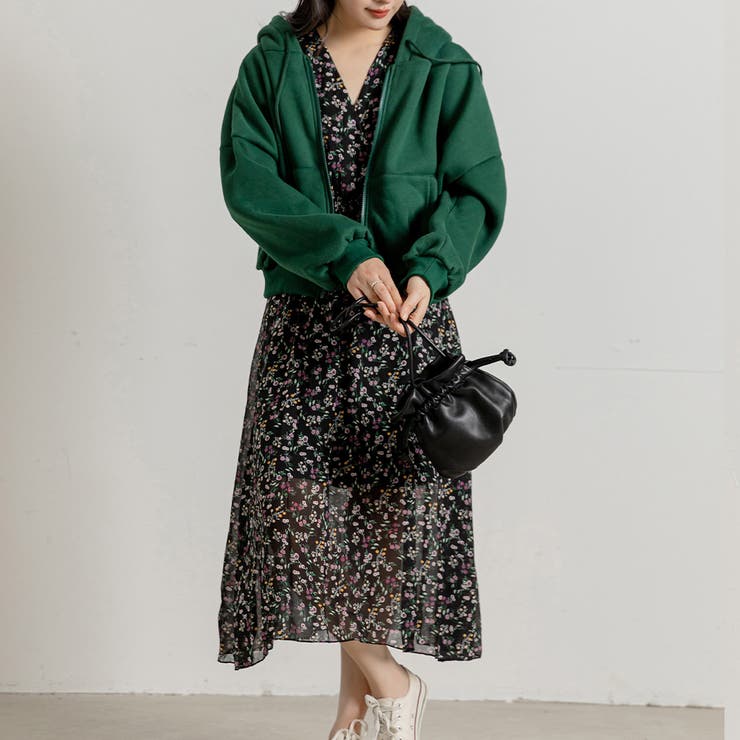 スウェット ジップパーカー オーバーサイズ | teddyshop | 詳細画像55 