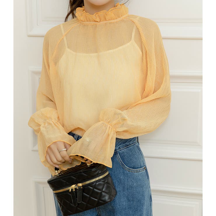 新品タグ付き♡ミーアアステリズム チュール トップス ハイネック シアー tシャツ シアーハイネックトップス レディース : ZOZOTOWN Yahoo