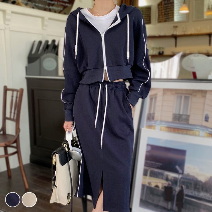 パーカー セットアップ スカート | teddyshop | 詳細画像1 