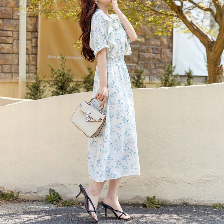 リゾートワンピース ボウタイワンピース Aライン | teddyshop | 詳細画像24 