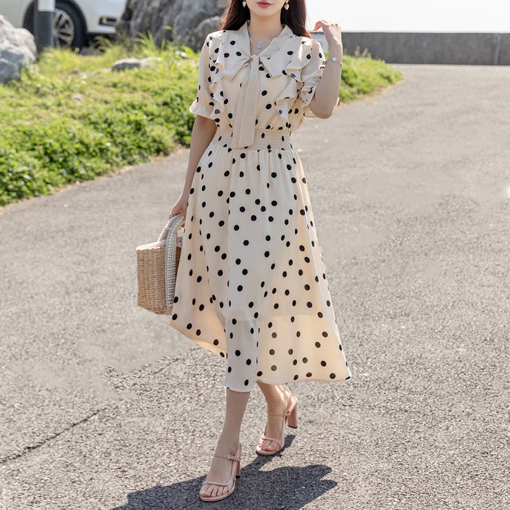 リゾートワンピース ボウタイワンピース Aライン | teddyshop | 詳細画像36 