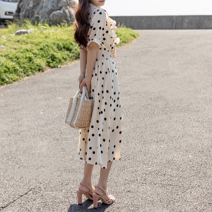 リゾートワンピース ボウタイワンピース Aライン | teddyshop | 詳細画像38 