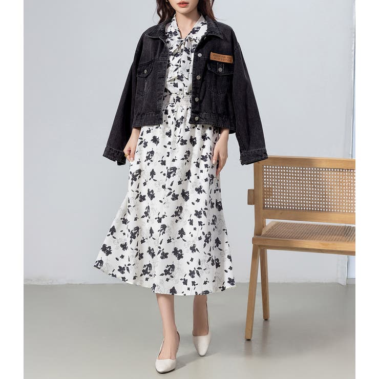 リゾートワンピース ボウタイワンピース Aライン | teddyshop | 詳細画像49 