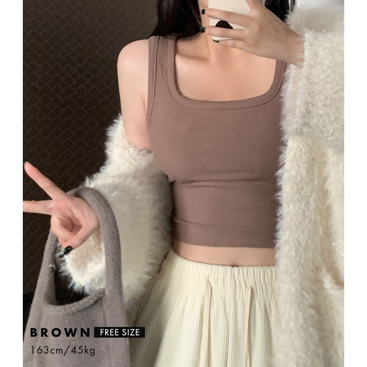 ブラトップ タンクトップ 微起毛 | teddyshop | 詳細画像7 