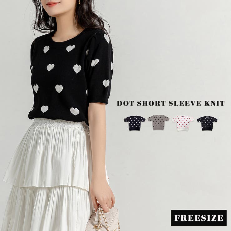 春ニット 半袖 韓国 | teddyshop | 詳細画像2 