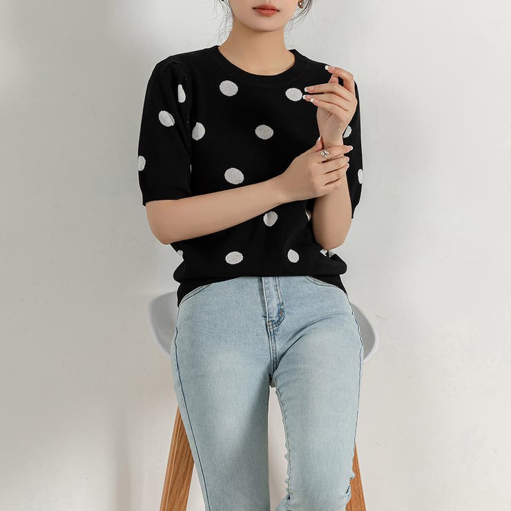 春ニット 半袖 韓国 | teddyshop | 詳細画像28 