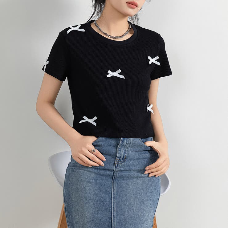 ワッフル生地 Tシャツ レディース | teddyshop | 詳細画像10 