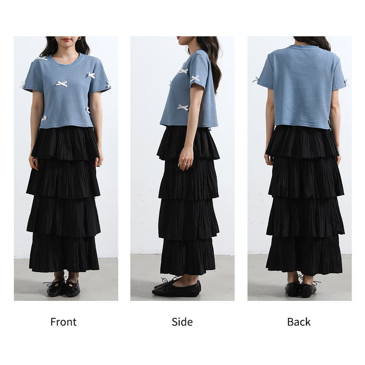 ワッフル生地 Tシャツ レディース | teddyshop | 詳細画像36 