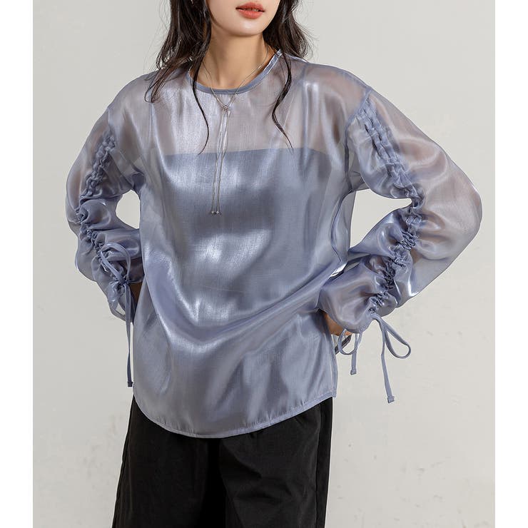 シアー トップス ブラウス | teddyshop | 詳細画像22 