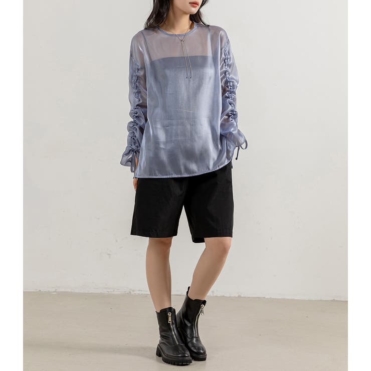 シアー トップス ブラウス | teddyshop | 詳細画像24 