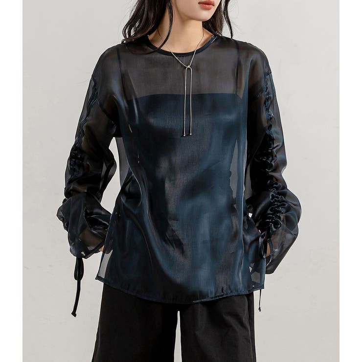 シアー トップス ブラウス | teddyshop | 詳細画像27 