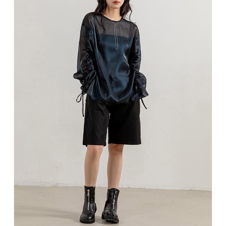 シアー トップス ブラウス | teddyshop | 詳細画像30 