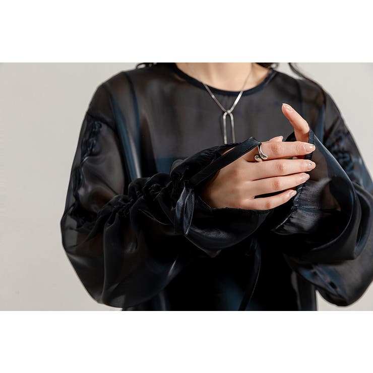 シアー トップス ブラウス | teddyshop | 詳細画像35 
