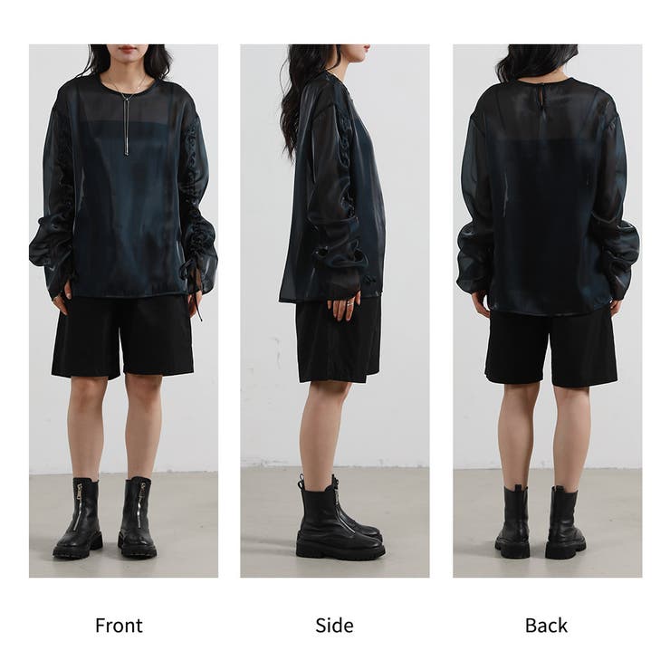 シアー トップス ブラウス | teddyshop | 詳細画像37 