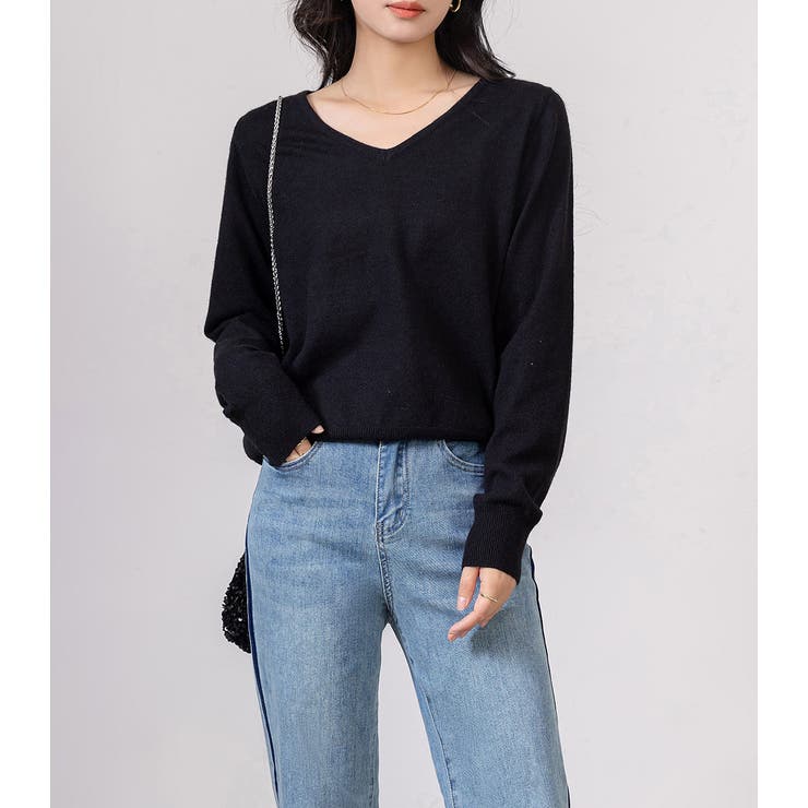 ニット Vネック トップス | teddyshop | 詳細画像15 