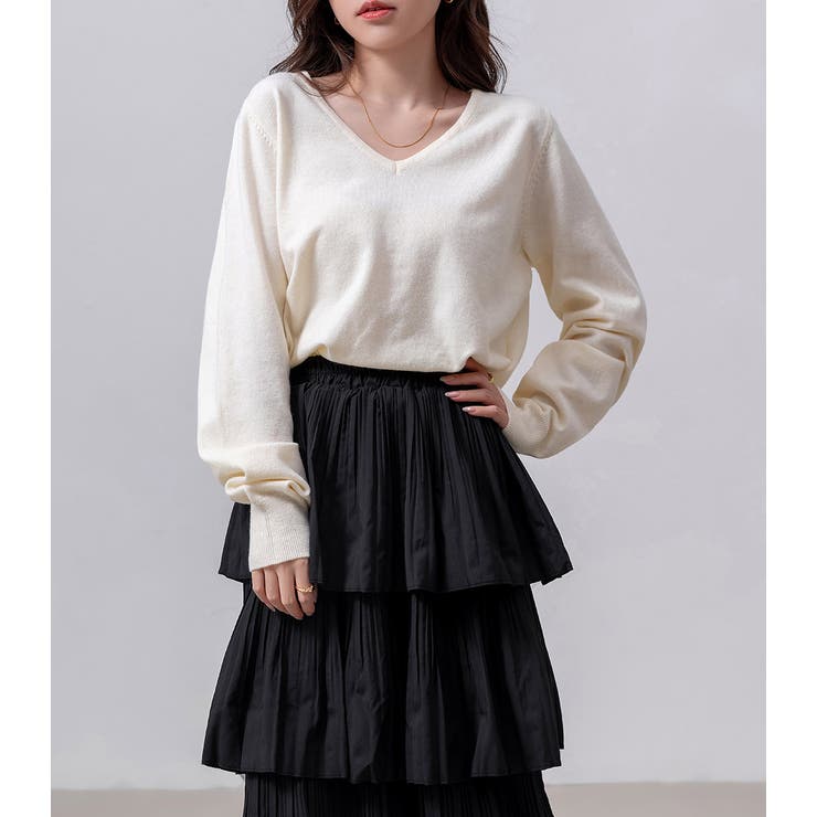 ニット Vネック トップス | teddyshop | 詳細画像9 