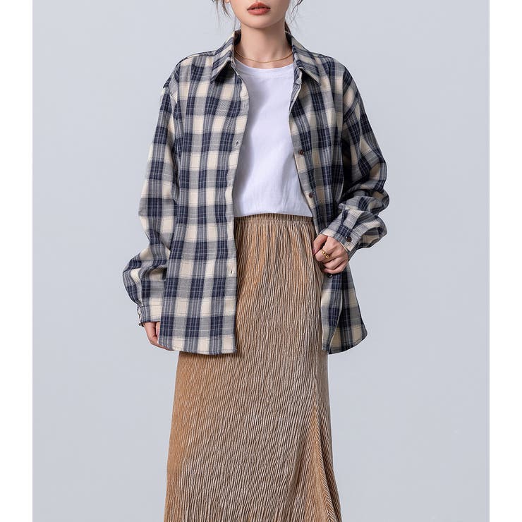 チェックシャツ レディース 長袖 | teddyshop | 詳細画像11 