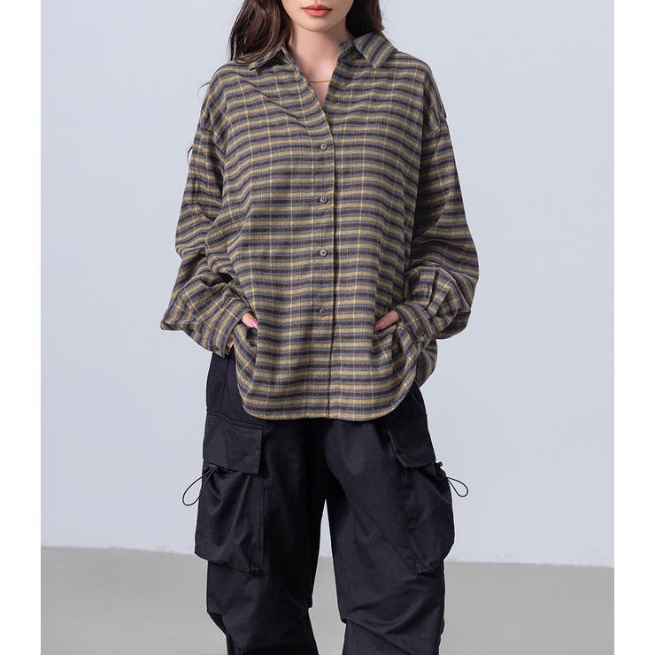 チェックシャツ レディース 長袖 | teddyshop | 詳細画像17 