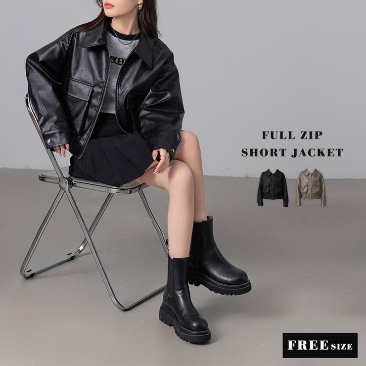 合皮 ジャケット レディース | teddyshop | 詳細画像2 