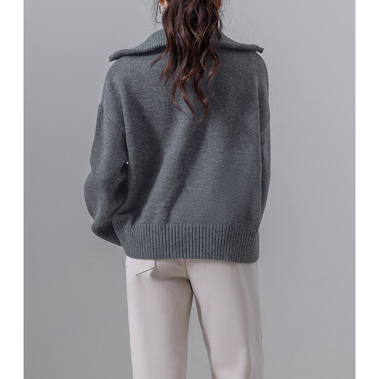 ハーフジップ ニット セーター | teddyshop | 詳細画像22 